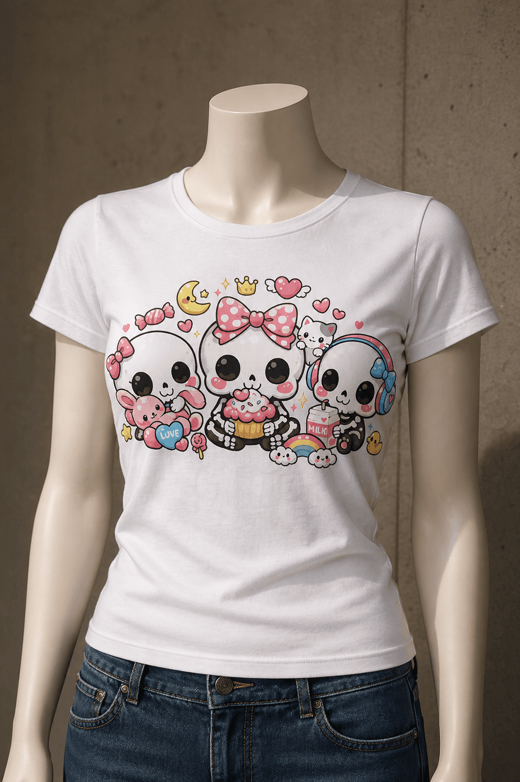 Camisa personalizada com ilustração de gatinhos